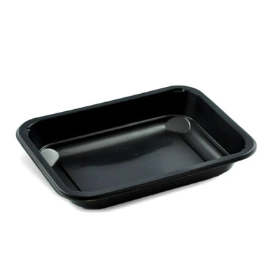 Caserola pp termosudabila neagra, 1 compartiment, BITTNER , 187x137x48 mm, 50buc /set