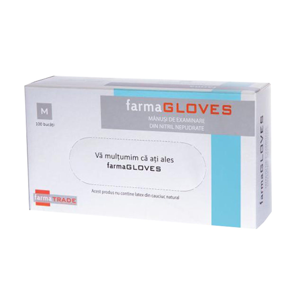 Manusi nitril albastre 100buc/cutie,marimea S.