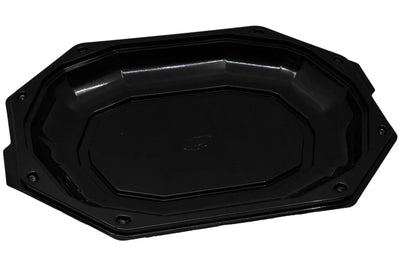 Platou-negru-din-plastic_-cu-capac-transparent-45-cm-10buc-set