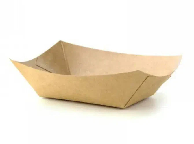 Barcuta din carton kraft natur, 800 cc, 250 buc/set