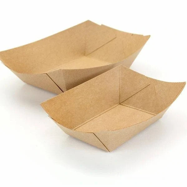 Barcuta din carton kraft natur, 800 cc, 250 buc/set