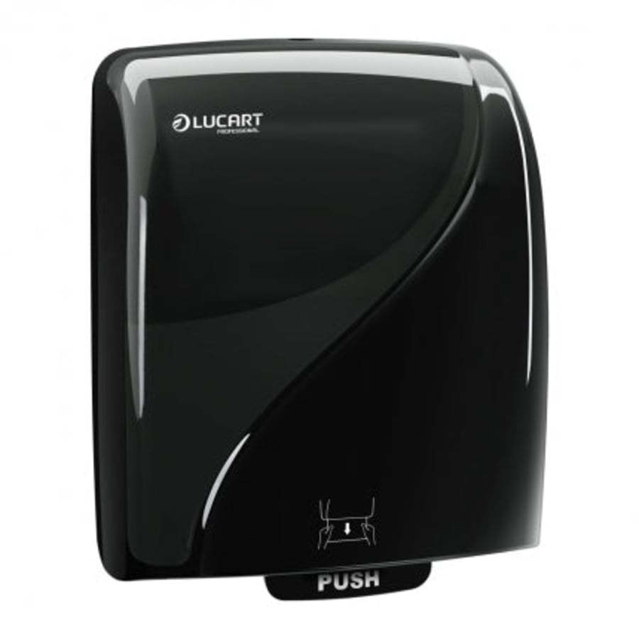 Dispenser Lucart identity, prosop autocut, negru 892992 ,cardboard core system