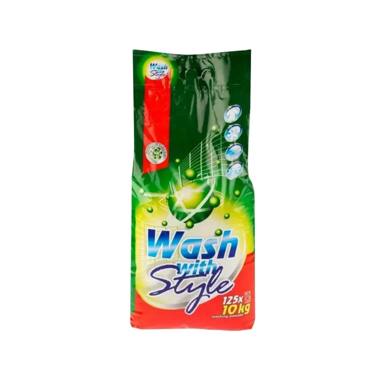 Detergent rufe automat, WASH WITH STYLE, 10 KG, 125 de spalari
