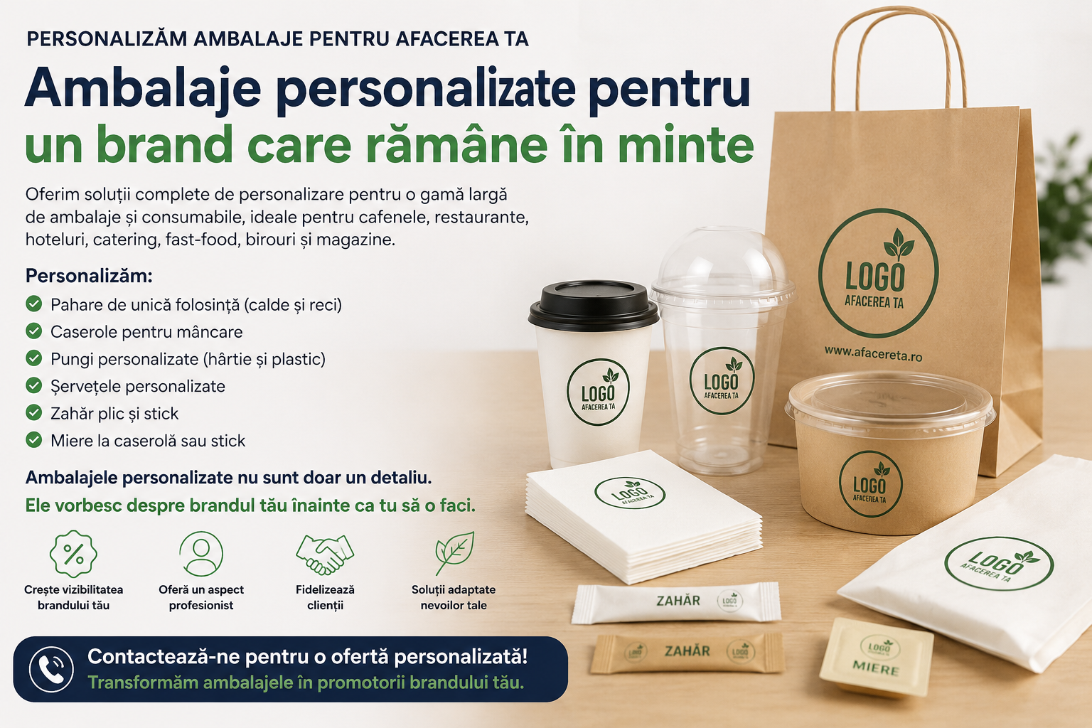 Personalizare ambalaje pentru afacerea ta