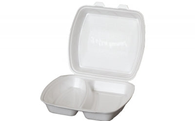 Caserole-catering-polistiren-2-compartimente-mb2-set-100-buc