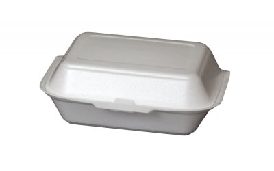 Caserola polistiren HB9 dublu hamburger, 100buc/set