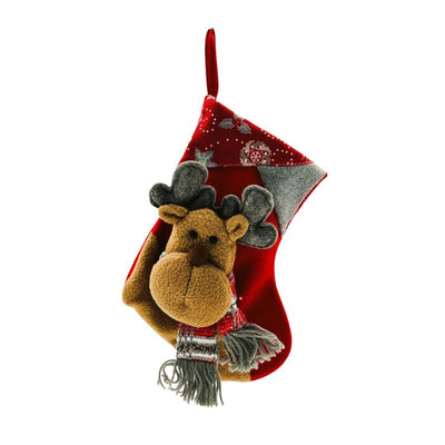 Ciorap decorativ pentru Craciun-25cm x 18 cm