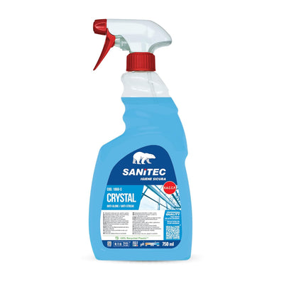 Detergent geamuri cu pulverizator Sanitec Crystal 750ML