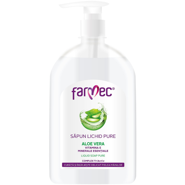 Sapun lichid Farmec Pure Aloe Vera 500 ML