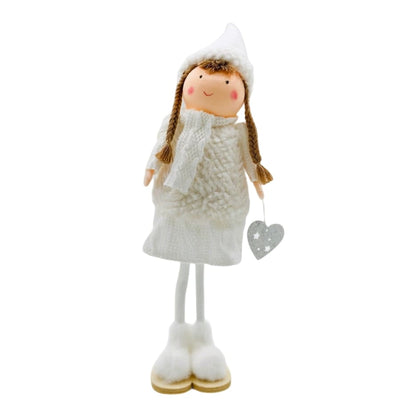 Figurina decorativa Girl White -30cm