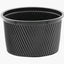 Bol supa negru pp 500cc +capac transparent, 50buc/set