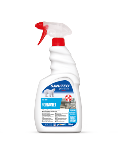 Detergent degresant pentru aragaz, cuptoare, grill, plite, Sanitec Fornonet, 750ml