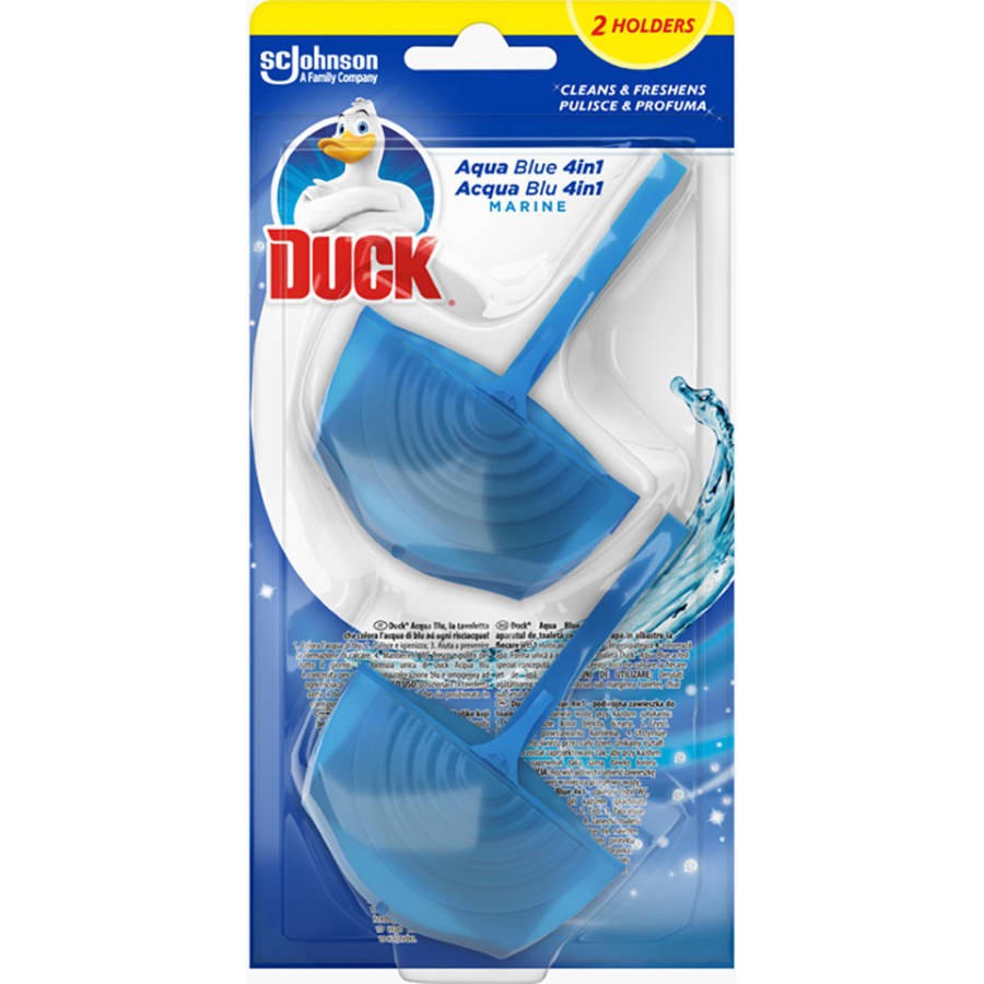 Duck Odorizant toaleta Aqua Blue,2bucati, 40 gr