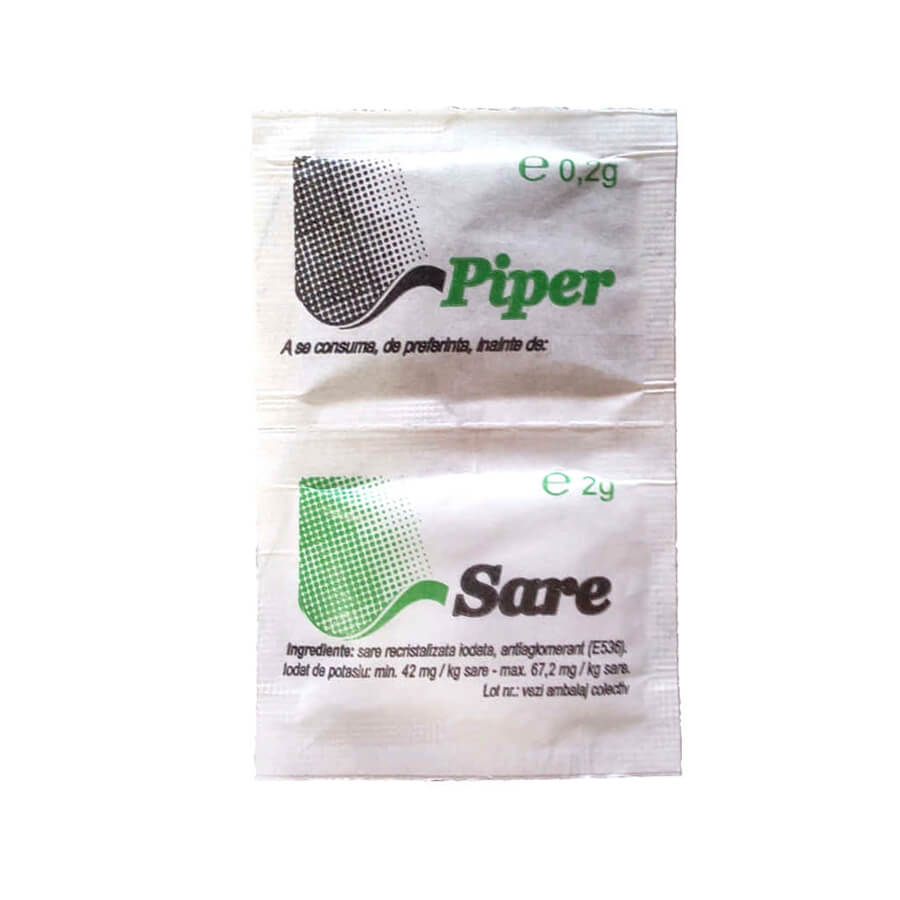 Sare și Piper ambalate individual 1000buc/set