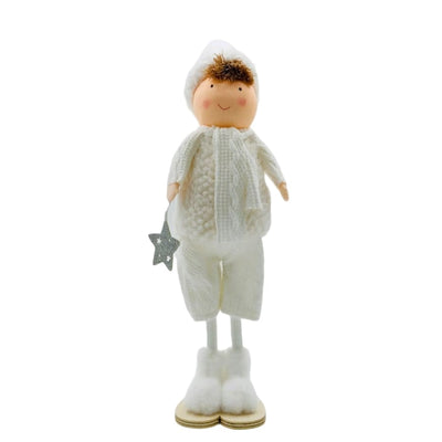 Figurina decorativa Boy White-30cm