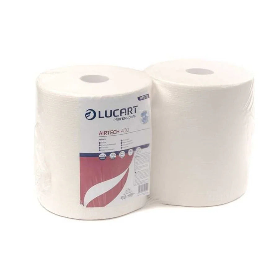 Prosoape hartie Lucart Airtech 400, 2 role/bax, 851270
