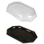 set-10-platouri-negre-55cm-cu-capac-transparent